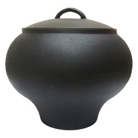   Горшок чугунный Балезино 4л с крышкой