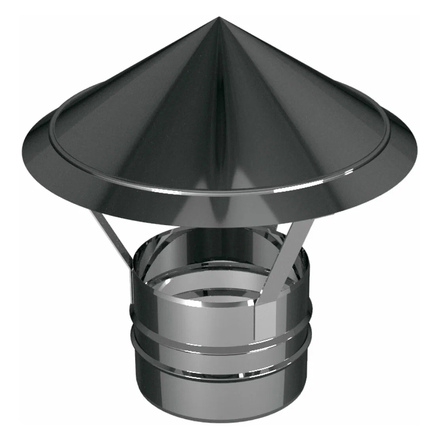   Зонт Вулкан VHR (нержавейка, AISI 304/0,5мм)(Диаметр Ø 120 мм)