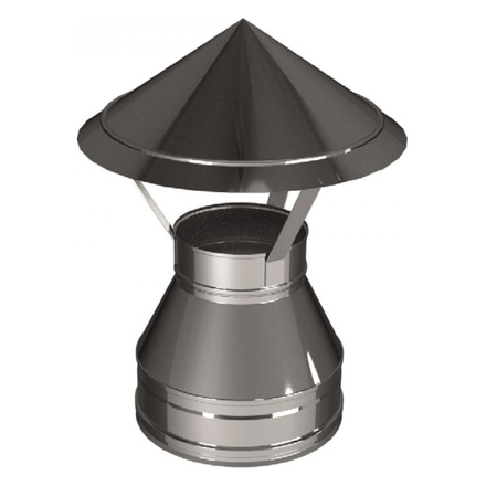   Зонт Вулкан V50R (нержавейка, AISI 321/304/0,5мм)(Диаметр Ø 115/210 мм)