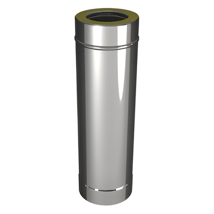   Труба Вулкан V50R L500 мм (нержавейка, AISI 321/304/0,5мм)(Диаметр Ø 200/300 мм)