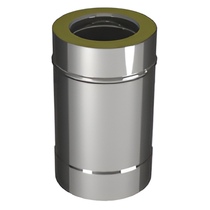   Труба Вулкан V50R L250 мм (нержавейка, AISI 321/304/0,5мм)(Диаметр Ø 120/220 мм)