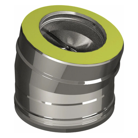   Отвод 15° Вулкан V50R (нержавейка, AISI 321/304/0,5мм)(Диаметр Ø 250/350 мм)