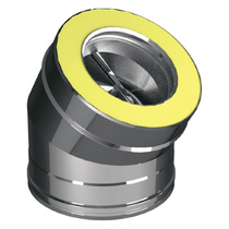   Отвод 30° Вулкан V50R (нержавейка, AISI 321/304/0,5мм)(Диаметр Ø 115/210 мм)