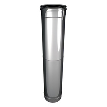   Труба телескопическая Вулкан VHR L-250 мм (нержавейка, AISI 321/0,5мм)(Диаметр Ø 250 мм)