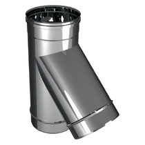   Тройник 45º Вулкан VHR (нержавейка, AISI 321/0,5мм)(Диаметр Ø 150 мм)