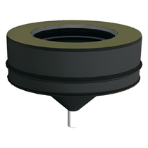   Конденсатосборник Вулкан VBR50 (black, AISI 321/439/0,5мм)(Ø 115/210 мм)