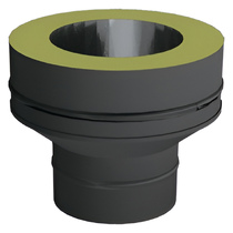   Переходник Моно-Термо Вулкан VBR50 (black, AISI 321/439/0,5мм)(Ø 150/250 мм)