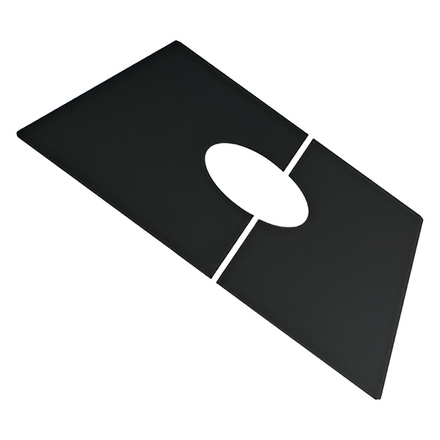   Фланец разрезной Вулкан VBR50 20°-32° без изоляции (black, AISI 439/0,5мм)(Ø 150/250 мм)