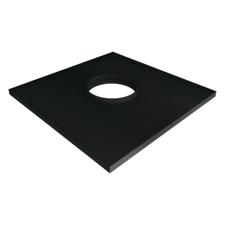   Фланец прямой Вулкан VBR50 с изоляцией (black, AISI 439/0,5мм)(Ø 115/210 мм)