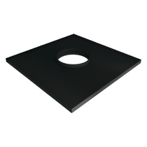   Фланец прямой Вулкан VBR50 с изоляцией (black, AISI 439/0,5мм)(Ø 150/250 мм)