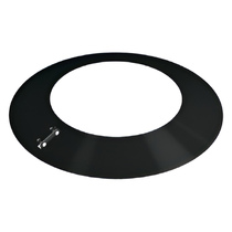   Накладка декоративная Вулкан VBR50 (black, AISI 439/0,5мм)(Ø 120/220 мм)