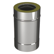   Труба Вулкан V100R L-250 мм (нержавейка, AISI 321/304/0,5мм)(Ø 130/330 мм)