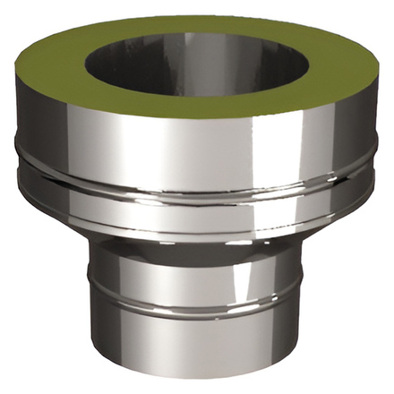   Переходник на конус Вулкан V100R Моно-Термо (нержавейка, AISI 321/304/0,5мм)(Ø 104/300 мм)