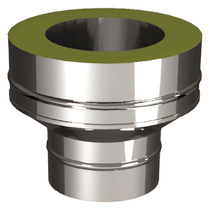   Переходник на конус Вулкан V100R Моно-Термо (нержавейка, AISI 321/304/0,5мм)(Ø 130/330 мм)