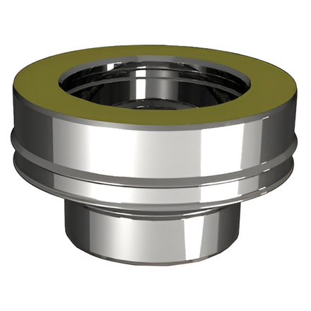   Переходник Вулкан V100R Моно-Термо (нержавейка, AISI 321/304/0,5мм)(Ø 104/300 мм)