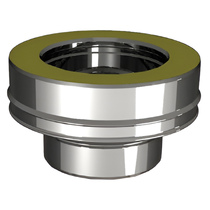   Переходник Вулкан V100R Моно-Термо (нержавейка, AISI 321/304/0,5мм)(Ø 130/330 мм)
