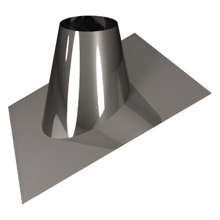   Кровельный элемент 0° Вулкан Z50R (нержавейка, Оц/0,5мм)(Диаметр Ø 115/210 мм)