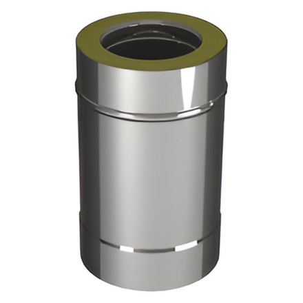   Труба Вулкан Z50R L-250 мм (нержавейка, AISI 321/Оц/0,5мм)(Диаметр Ø 115/210 мм)