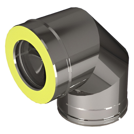   Отвод 90° Вулкан Z50R (нержавейка, AISI 321/Оц/0,5мм)(Диаметр Ø 120/220 мм)