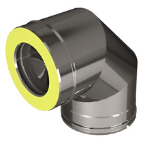   Отвод 90° Вулкан Z50R (нержавейка, AISI 321/Оц/0,5мм)(Диаметр Ø 180/280 мм)