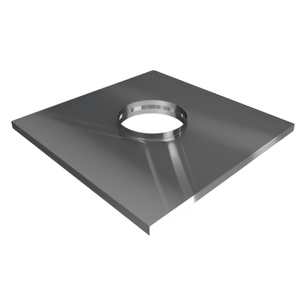   Фланец прямой Вулкан с изоляцией V50R (нержавейка, AISI 304/0,5мм)(Диаметр Ø 115/210 мм)