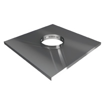   Фланец прямой Вулкан с изоляцией V50R (нержавейка, AISI 304/0,5мм)(Диаметр Ø 250/350 мм)