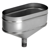   Конденсатосборник Вулкан VOG (нержавейка, AISI 321/0,5мм)(Ø 100/200 мм)