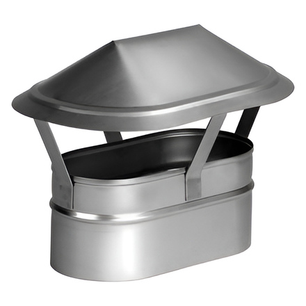   Зонт Вулкан VOR (нержавейка, AISI 321/0,5мм)(Ø 100/200 мм)