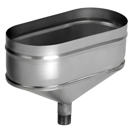   Конденсатосборник Вулкан VOR (нержавейка, AISI 321/0,5мм)(Ø 120/240 мм)