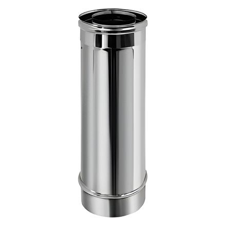   Труба Вулкан VCR L-500 мм коаксиальная (нержавейка, AISI 321/304/0,5мм)