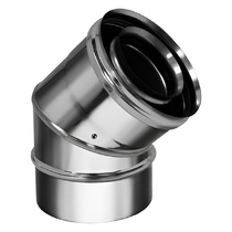   Отвод 45º Вулкан VCR (нержавейка, AISI 321/304/0,5мм)