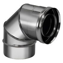   Отвод 90º Вулкан VCR (нержавейка, AISI 321/304/0,5мм)