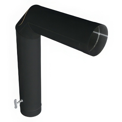   Элемент подключения Вулкан VBR (black, AISI 439/0,8 мм)(Диаметр Ø 150 мм)