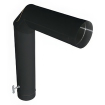   Элемент подключения Вулкан VBR (black, AISI 439/0,8 мм)(Диаметр Ø 200 мм)