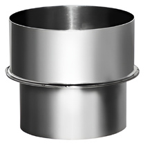  Переходник с топки на бак Вулкан (нержавейка, AISI 304/0,5мм)(Диаметр 120 мм)