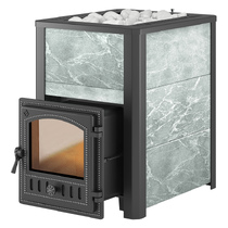 Печь для бани Эверест 24 (280) в облицовке (Талькохлорит, S-20)