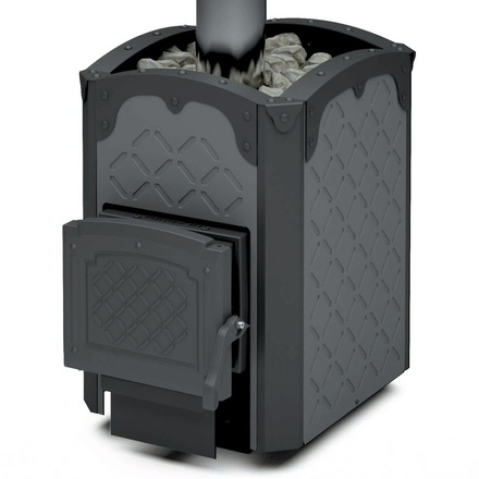   Дровяная печь для бани Теплодар Былина-12 ЧУ (1.2)