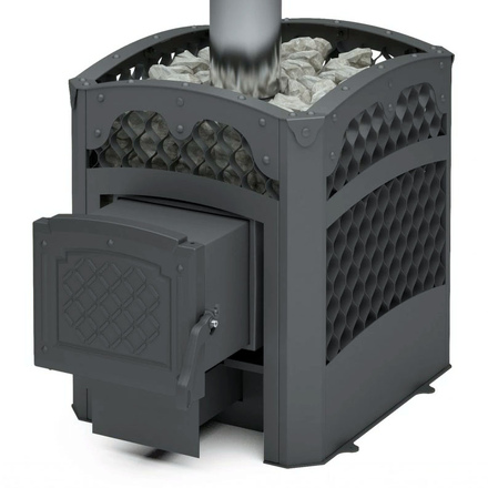   Дровяная печь для бани Теплодар Былина-сетка 12 Ч (1.2)