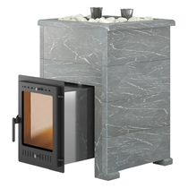   Банная печь Эверест \Steam Master\ 30 INOX в облицовке(Амфиболит, S-40 )