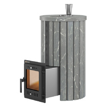   Банная печь Эверест \Steam Master\ 24 INOX в ламелях(Талькохлорит, S-20)