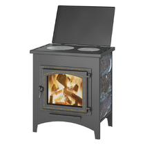  Везувий ПК-04 (240) с плитой (Облицовка: Амфиболит)