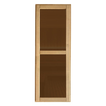   Дверь для бани/сауны LK со стеклом Ольха (без ручек и петель)(Размер полотна 1900х700 мм, Цвет стекла Бронза)