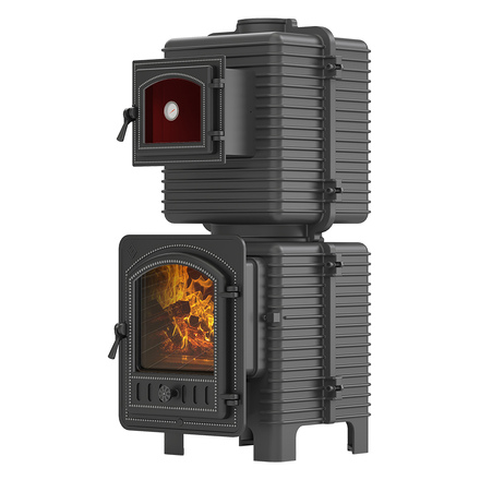 Печь-камин Эверест с духовкой (под облицовку)