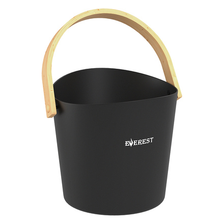   Ведро фигурное Эверест алюминий BLACK (TG-43)(5 л)