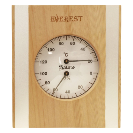   Термогигрометр Эверест со вставками(Кедр (TG-12))