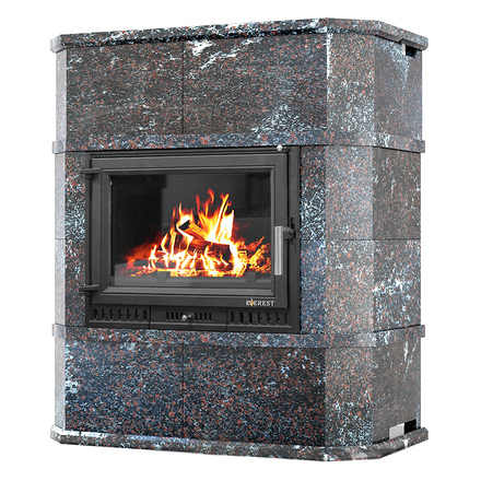 Печь-камин Эверест Z14 «Бран» Н-1180 (Амфиболит)