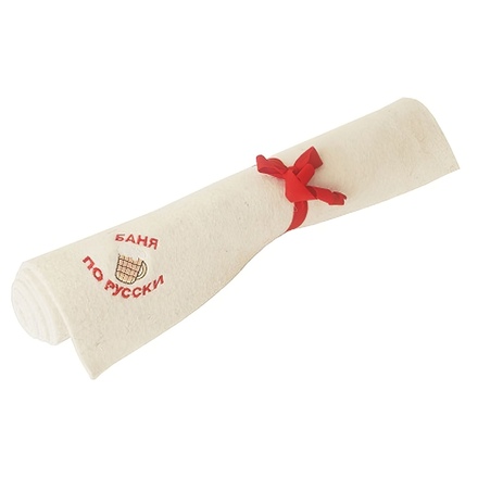   Коврик LK \СКРУТКА\ 150х50см белый с вышивкой (арт.311300)