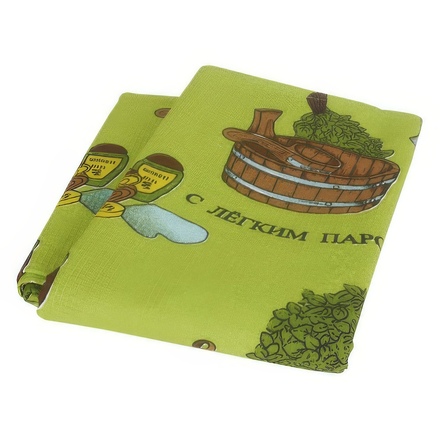   Накидка для бани LK х/б 150х100 с рисунком (арт.8400)