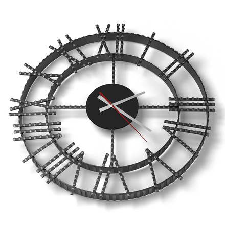   Часы кованные Везувий 1(1S - серебристый)