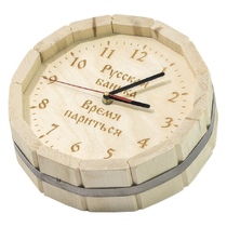   Часы LK \Бочка\ с гравировкой, D-300(Липа Люкс (ЧЛ-20))